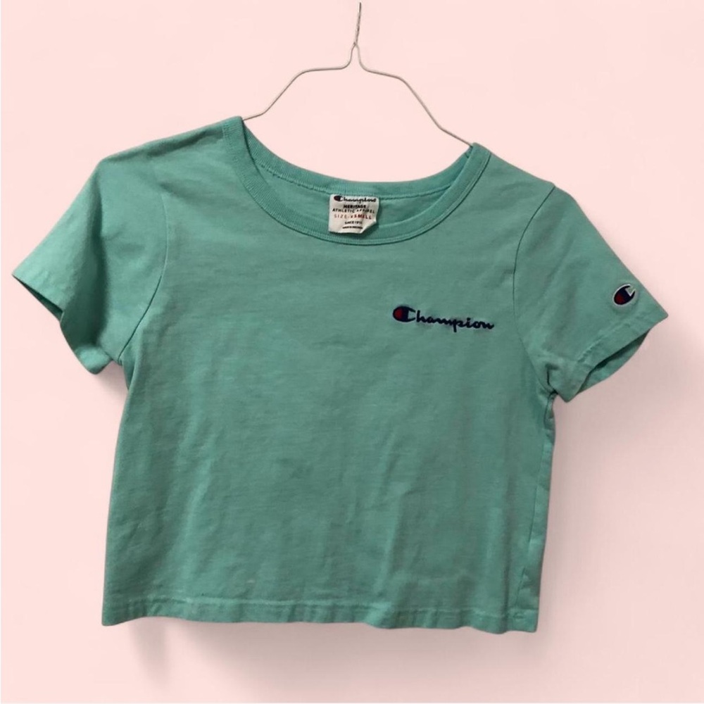 Champion Crop Top Mint Green